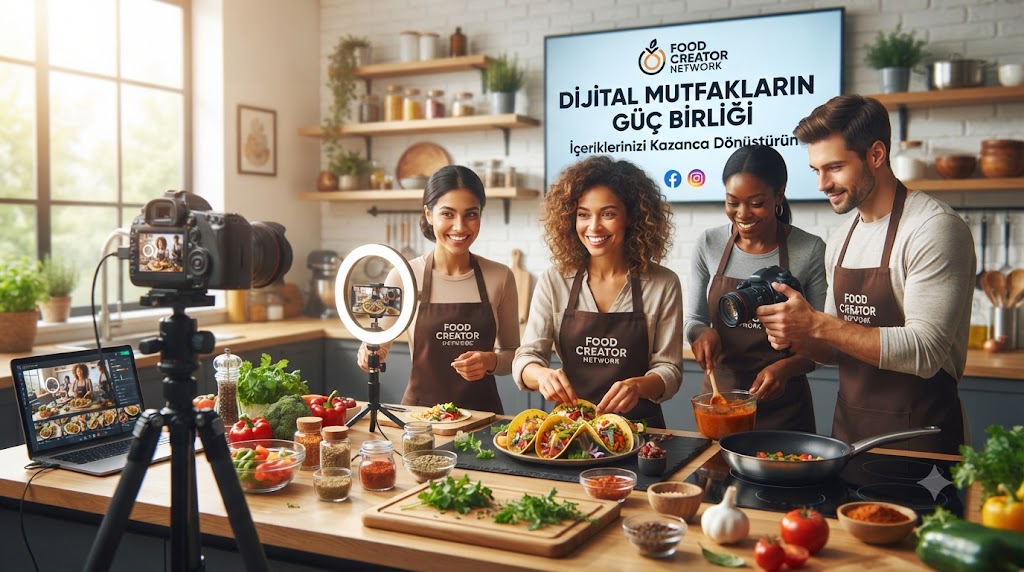 Food Creator Network: Yemek İçerik Üreticileri İçin Büyük İş Birliği ve Büyüme Fırsatı